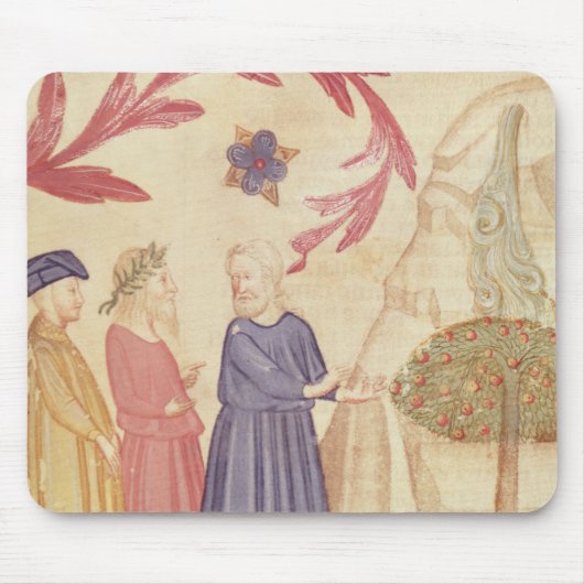 Dante und Virgil im terrestrischen Paradies Mousepad (Vorne)