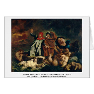 Dante und Virgil in der Hölle (der Barque von