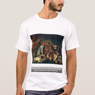 Dante und Virgil in der Hölle (der Barque von T-Shirt
