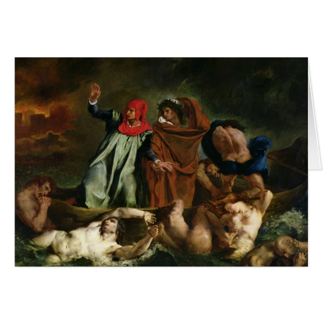 Dante und Virgil in der Unterwelt, 1822 (Vorderseite (Horizontal))