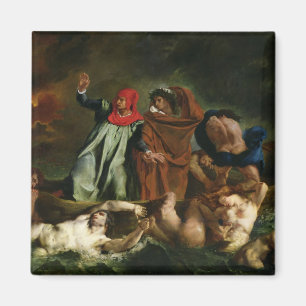 Dante und Virgil in der Unterwelt, 1822 Magnet