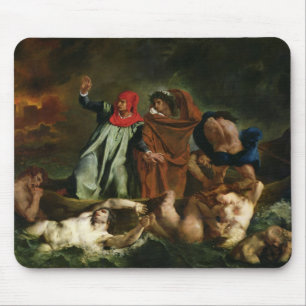 Dante und Virgil in der Unterwelt, 1822 Mousepad