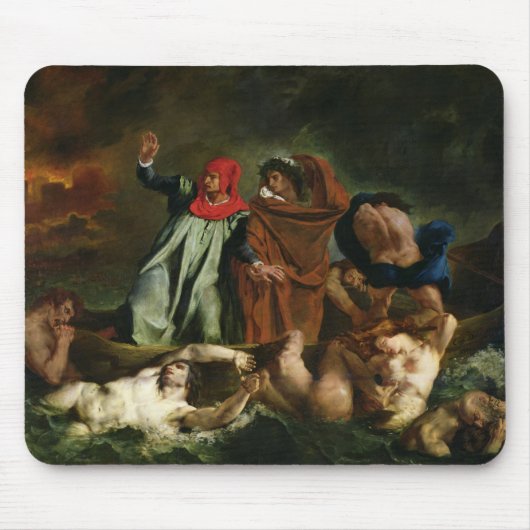 Dante und Virgil in der Unterwelt, 1822 Mousepad (Vorne)
