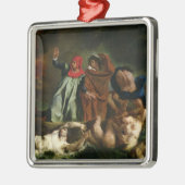 Dante und Virgil in der Unterwelt, 1822 Silbernes Ornament (Links)