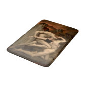 Dante und Virgil in Hell (von Bouguereau) Badematte (Schrägansicht)