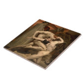 Dante und Virgil in Hell (von Bouguereau) Fliese (Seite)