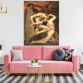 Dante und Virgil in Hell (von Bouguereau) Leinwanddruck (Insitu (Wohnzimmer))