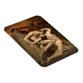 Dante und Virgil in Hell (von Bouguereau) Magnet (Rechte Seite)