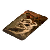 Dante und Virgil in Hell (von Bouguereau) Magnet (Linke Seite)