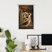 Dante und Virgil von William-Adolphe Bouguereau Poster (Heimbüro)