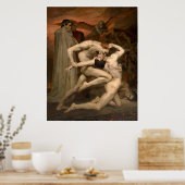 Dante und Virgil William-Adolphe Bouguereau Poster (Küche)