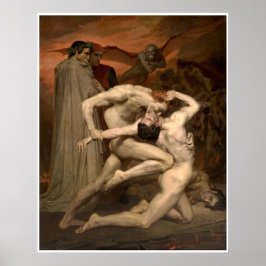 Dante und Virgil William-Adolphe Bouguereau Poster