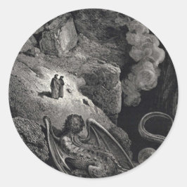 Dante & Virgil mit Geryon Stickers