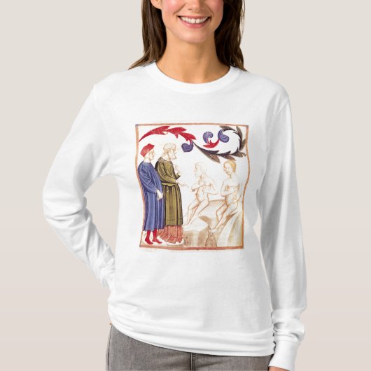 Dante, Virgil und Pest-geschlagen T-Shirt (Vorderseite)