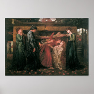 Dante's Dream at the Time of the Death of Beatrice Poster