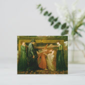 Dante's Dream von Dante Gabriel Rossetti Postkarte (Stehend Vorderseite)