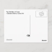 Dante's Inferno, Canto XIV Postkarte (Rückseite)