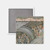Dante's Inferno mit Kommentar Magnet (Vorderseite/Rückseite)