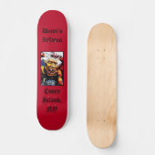 Dante's Inferno (Rot) Customized Skateboard (Vorderseite)