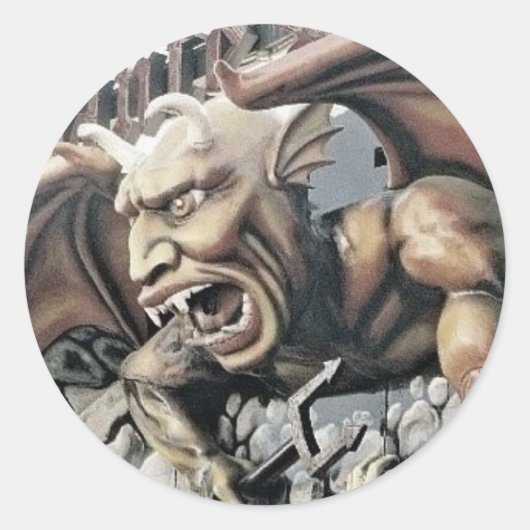 Dante's Inferno Spookhouse Demon Stickers (Vorderseite)