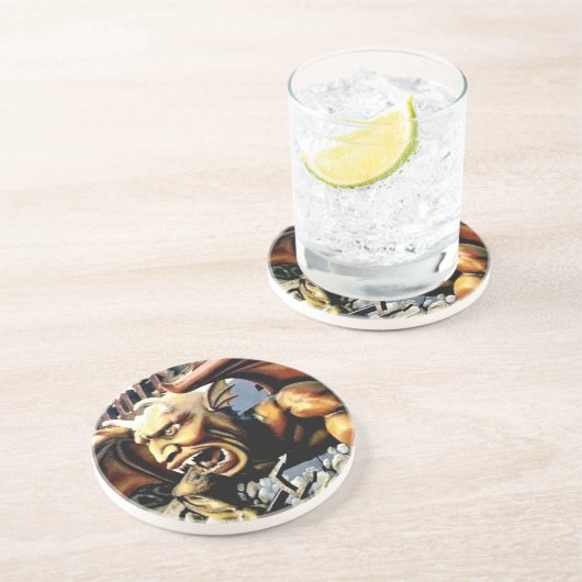 Dantes Inferno Spookhouse Demon Untersetzer (Seite)