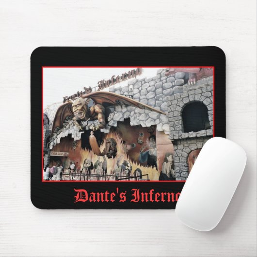 Dante's Inferno Spookhouse Mousepad (Mit Mouse)