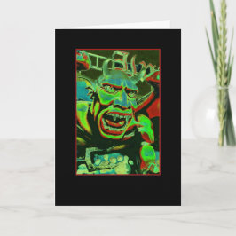 Dantes Inferno Spookhouse psychedelische leere Karte