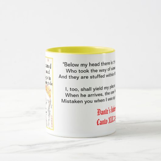 Dantes Inferno, Tasse des Gesang-XIX (Zentrum)