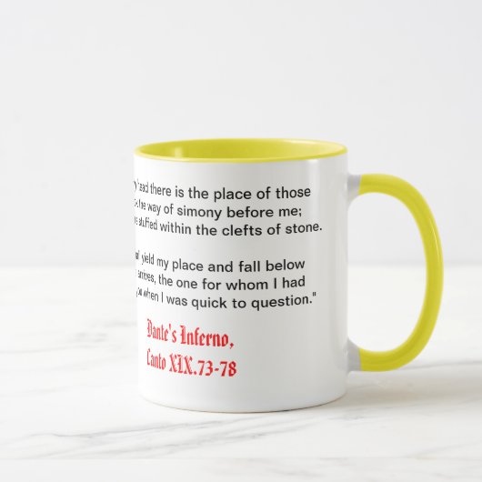 Dantes Inferno, Tasse des Gesang-XIX (Rechts)