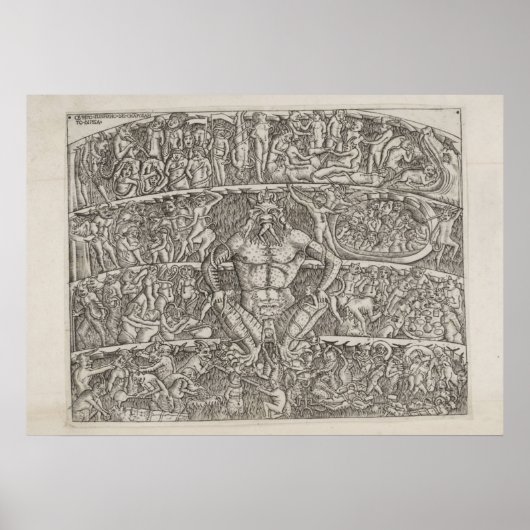 Dantes Inferno von Boccelli Poster (Vorne)