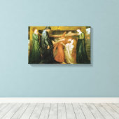 Dantes Traum zur Zeit des Todes von Beatrice Leinwanddruck (Insitu (Holzboden))