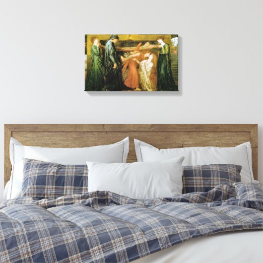 Dantes Traum zur Zeit des Todes von Beatrice Leinwanddruck (Insitu (Schlafzimmer))