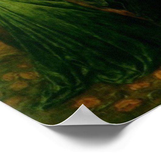 Dantes Traum zur Zeit des Todes von Beatrice Poster (Ecke)