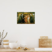 Dantes Traum zur Zeit des Todes von Beatrice Poster (Küche)