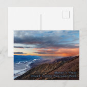 Dante's View Death Valley Nationalpark Postcard Postkarte (Vorne/Hinten)