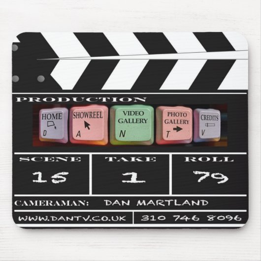 DANTV Mausunterlage Mousepad (Vorne)