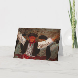 Dantzaritxiti - Baskischer Tänzer Karte