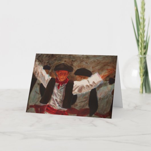 Dantzaritxiti - Baskischer Tänzer Karte (Vorderseite)