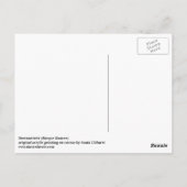 Dantzaritxiti (baskischer Tänzer) Postkarte (Rückseite)