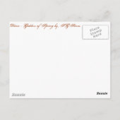 Danu - Déesse du Printemps Postkarte (Rückseite)