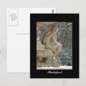 Danubius-Brunnen, Budapest Postkarte (Vorne/Hinten)