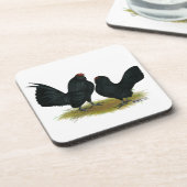 D'Anvers Black Bantams Untersetzer (Linke Seite)