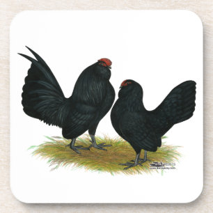 D'Anvers Black Bantams Untersetzer