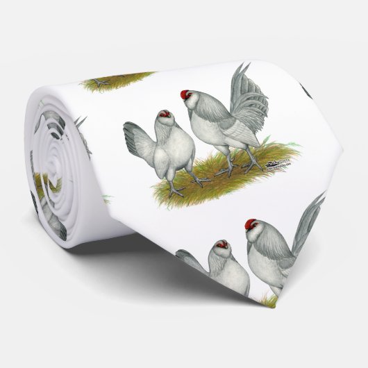 D'Anvers Self Blue Bantams Krawatte (Gerollt)