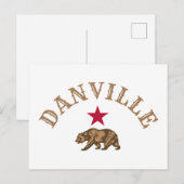 Danville, California Postcard Postkarte (Vorne/Hinten)