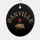 Danville, Kalifornien Keramik Ornament (Links)