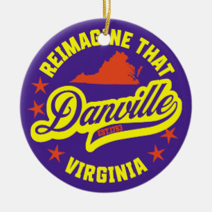 Danville, Virginia Keramik Ornament