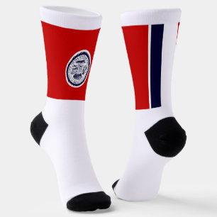 Danville (Virginia) Stadtflagge Socken