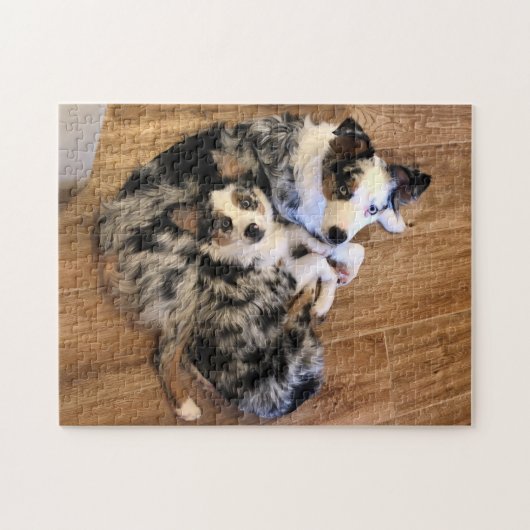 Dany and Lily Mini Aussies Puzzle (Horizontal)