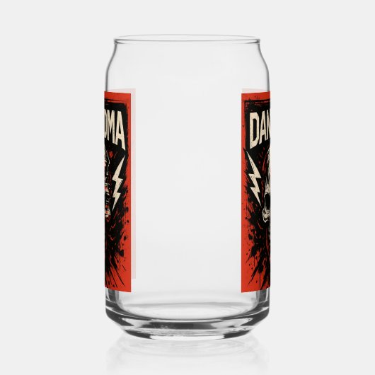 DANZDMA - Comic-Tintenkaraffe, in Dosenglas gedruc (Rechts)